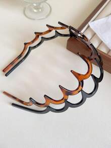 1/2pcs Triangular Hair Hoop With Teeth, Versatile Headband For Washing Face, U-Shaped Design Is Lightweight And Non-Ear Pinching, Multiple Styles And Colors Available To Meet Different Hair Accessory Needs - Multicolor - View 8