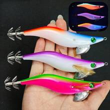 Avlcoaky 3件套带钩沉水假饵，适用于淡水和海钓，适用于弯嘴鲈鱼 - 彩色 - 查看 7
