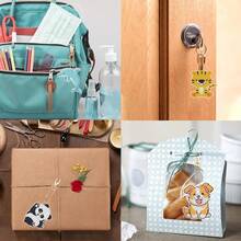 15pcs Diamond Painting Animal Keychain Kit, DIY Round Diamond Art Craft, Acrylic Artwork, With Accessories And Tools, Beginner DIY Handmade, Decorative Gift - View 5
