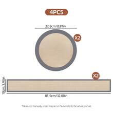Bộ thảm nướng silicon chống dính, có thể tái sử dụng, chịu nhiệt, dùng để nướng bánh ngọt, bánh quy, bánh macaron. - Xem 12