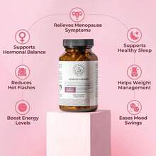 Hormone Harmony Supplement For Women – Natural Hormonal Balance Support |   Menopause & Perimenopause Wellness |   Helps With Hot Flashes & Mood |   72 Capsules - 1瓶 - 查看 4