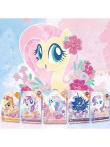 Hasbro Set de tarjetas coleccionables de la Princesa Luna de My Little Pony, adecuado para decoración interior y exhibición en el escritorio, con patrones de tarjetas aleatorios - Multicolor - Ver 8