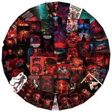 50pcs "Stranger Things" Season 5 Graffiti Stickers, Waterproof Durable Vinyl Stickers Suitable For Phone Cases And Scrapbooking - Multicolor - View 3