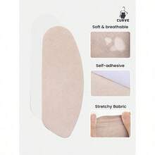 40pcs/Pack Disposable Non-Woven Thigh Chafing Guards, Suitable For Plus Size, Soft & Breathable Anti-Friction Pads, Sweat-Proof Invisible, Suitable For Men & Women, Ultra-Thin Thigh Protector Stickers, Applicable For Outdoor, Travel, Running, Hiking, Fitness And Daily Wear, Lightweight & Comfortable Thigh Chafing Protectors, Skin-Friendly & Easy To Apply, Suitable For Skirts, Shorts And Dresses - Multicolor - View 3