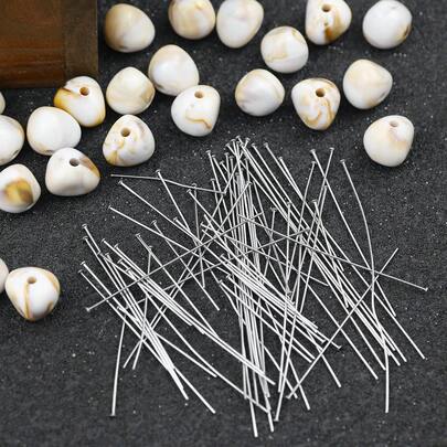 200件不锈钢首饰制作配件，T型针，吊坠珠针，首饰制作套装，手工串珠DIY用品