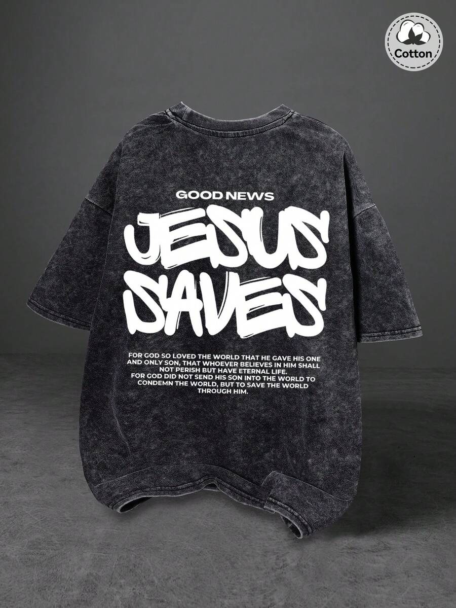 Áo thun nam Hemo, kiểu dáng đường phố, chất liệu hơi co giãn, dáng ôm, màu đen bạc, cổ tròn, tay ngắn, thích hợp mặc hàng ngày. - màu đen - Xem 1