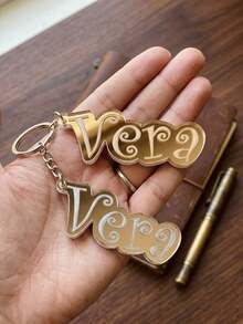 Personalized Name Keychain Custom Mirror Acrylic Keychain, Sturdy Zipper Puller,Backpack Name Tag School,Personalized Gift For Friends & Family - Multicolor - View 6