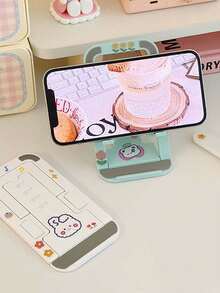 Foldable Desktop Phone Holder, Card-Style Tablet Stand, Ultra-Thin 4-Level Adjustable Holder - Multicolor - View 5