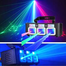 Partybeleuchtung, DJ Disco, Stroboskop Bühnenbeleuchtung, DMX Sprachsteuerung, Laserlichter, Projektoren und Fernbedienungen, Party Bar, Geburtstag, Hochzeit, Festival Veranstaltungsort Beleuchtung, Weihnachtsdekorationslichter - EU F-Typ Stecker (220-240V) - Übersicht 14