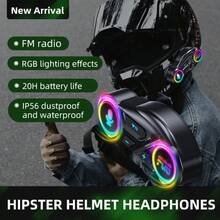 Y13 Motorcycle Helmet Speakers With High Battery Life, IP56 Waterproof, Auto Answer/Call, Music Control, Smart Noise Cancellation, Wake-Up Function, 2 Microphone Types - Suitable For All Helmets (No Intercom Function) - Y13 - View 13