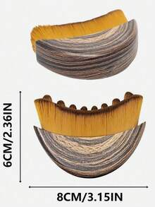 2pcs Lymphatic Drainage Massage Brush For Face And Body, Ergonomic Design To Contour Face And Jawline, Reduce Swelling And Fatigue - Multicolor - View 4