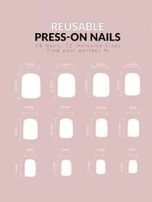 24pcs Almond Shaped Nail Tips, Red Color Suitable For Young Beautiful Women, Includes 1 Bottle Of Gel Polish And 1 Nail File To Enhance Your Elegance And Fashion Press On Nails - Multicolor - View 5
