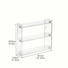1 chiếc kệ trưng bày búp bê 3 tầng có thể tháo rời bằng acrylic, kệ đựng búp bê, đồ trang trí phòng ngủ/phòng khách. - Xem 5