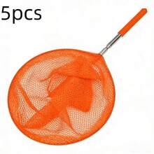 5pcs Telescopic Fishing Net, Convenient Outdoor Tool Suitable For Pond, River, Beach, Fishing, Catching Butterflies, Outdoor Activity Companion - Multicolor - View 5
