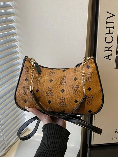 2026夏季新款直播爆款法式腋下包，时尚百搭链条单肩斜挎包，女士必备