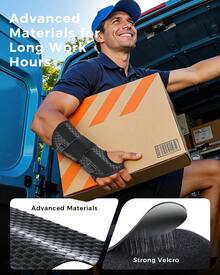 Carpal Tunnel Wrist Brace For Women&Men, [Ultra Breathable & Upgraded Support] Night Wrist Support With Metal Splints Fit Right Hand, Rigid Hand Brace For Tendonitis, Sprain, Arthritis, Pain Relief - 灰色的 - 查看 7