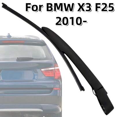 X3 F25 2010- Rear Windshield Wiper Assembly, High Quality Replacement Wiper Blade Arm Cover Components