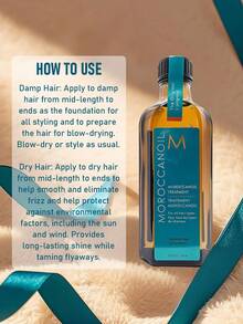 Moroccanoil 摩洛哥摩洛哥堅果油護髮精華 100ml/3.4oz | 滋養與保濕護髮油 | 富含生育酚（維生素E）與必需脂肪酸 | 恢復頭髮光澤、柔軟與順滑 | 改善髮質，減少糾結與毛躁 | 輕盈不油膩配方 - Hair Oil Treatment - 100ml - 查看 5