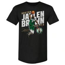Men-Premium-T-Shirt-Tri-Black_Jaylen Brown B Oston Celtics Slant - 黑色 - 查看 1