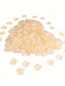 100/500/1000/2000/3000/5000片人造玫瑰花瓣，浪漫手工花，适用于婚礼派对装饰、家居装饰、生日、情人节礼物、餐桌摆饰 - 香檳色 - 查看 6