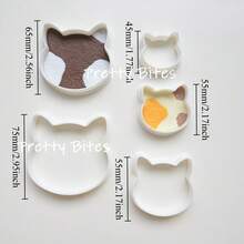 猫形饼干模具 猫咪饼干糕点饼干模具 DIY饼干翻糖蛋糕模具 翻糖糖霜饼干烘焙配件 - 白色 - 查看 9