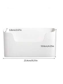 1pc No-Drill Wall Mounted Multi-Function Cosmetic & Sundries Storage Rack, Suitable For Students Going Back To School - Multicolor - View 6