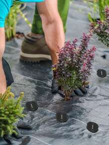 镀锌U型地钉，带垫片和拆卸工具钩，用于固定草坪、草皮、布料、薄膜、温室防虫网、遮阳网 - 花園U型地釘 - 查看 2