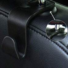 2pcs Car Seat Back Hooks, Vehicle Headrest Hanger Holder Hook For Purse, Grocery Bag - Multicolor - View 4