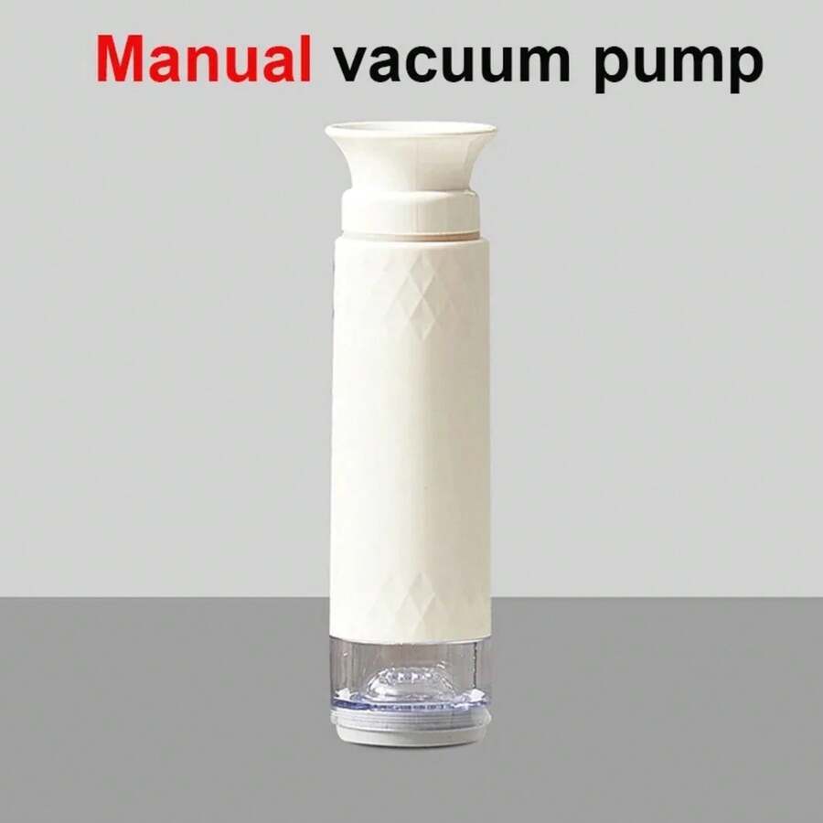 Tanque sellado al vacío de plástico, contenedor eléctrico al vacío para café, cocina, alimentos, granos, caja de almacenamiento de dulces, recipiente paraé de mantenimiento fresco LZ3B - Negro - Ver 1