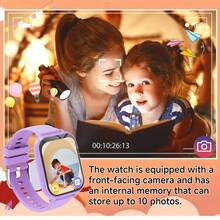 Este reloj inteligente para niños cuenta con una pantalla de 1.83 pulgadas y una batería de 300mAh. Viene con juegos educativos integrados y funciones como linterna LED, cámara y calculadora, lo que lo convierte en una excelente opción para un regalo. - Ver 8