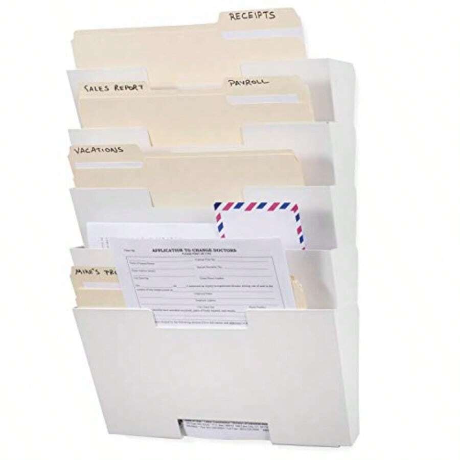 Magazine Rack - White - View 1