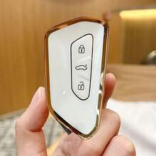 时尚TPU汽车钥匙套，适用于ID.4、高尔夫8 MK8 GTI、ID.3、西雅特Leon MK4、捷达MK8、ID-4、明锐A8、帕萨特A8、西雅特Leon FR、Cupra - A - 查看 5