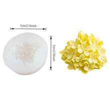 3D Osmanthus Silicone Mold, Suitable For Candle Making, Fragrance Candle Floral Design, Exquisite Petals And Leaves - Durable And Reusable, DIY Candle Cup Decor, Home Decor, Floral Candle Holder, Handmade Creative Mold, Candle Making Supplies, Elegant Candle Design, Reusable High-Quality Silicone Craft - White - View 9
