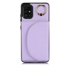 PU 人造皮革手機殼，相容 Galaxy A17 A56 A36 A26 A16 A55 A35 A15 A54 A14 A73 A53 A13 A72 A52 A71 A51 4G 5G，附環形支架，RFID 防盜錢包手機殼，相容 Galaxy S26 S25 Edge S24 S23 S22 S21 FE Plus Ultra，附支架、卡槽卡夾保護殼 - 紫色 - 查看 31