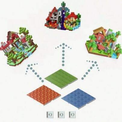 Bộ 3 đế xếp hình (xanh lá, đỏ, xanh dương) nhiều màu, chắc chắn và bền bỉ, có thể dùng làm đế xếp hình nam châm, làm từ chất liệu ABS, đồ chơi giáo dục sáng tạo, quà sinh nhật tuyệt vời, dùng với các khối xếp hình nam châm để khơi gợi trí tưởng tượng, đồ chơi sáng tạo, trò chơi tương tác.