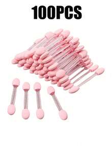 50pcs/Set Dual-Ended Powder Nail Art Pens, Multi-Functional Nail Art Pens, Nail Powder Applicator, Sponge Stick Nail Art Supplies - Multicolor - View 12