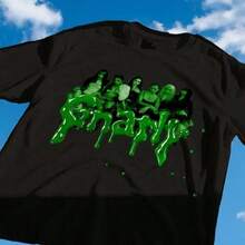 KATSEYE Gnarly Black T-Shirt Kpop Inspired Tee - 黑色 - 查看 1