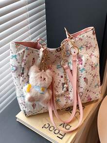 Fashionable Women's Handbag, Shoulder Crossbody Tote Clutch Underarm Small Square Backpack, Suitable For Daily Commute, Student, Leisure Travel, Lightweight Durable High-End Niche Design Bag - Multicolor - View 8