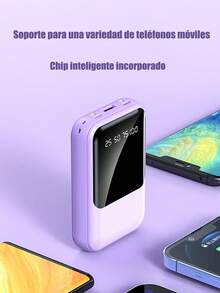 Power Bank Batería Portátil 20000mah YISEN Carga rápida Pantalla LED digital cargador portátil Con Luz LED - Negro - Ver 3