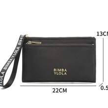 Double-Layered Women's Wallet, Lightweight, Waterproof, Portable, Stylish Cosmetic Bag, Mobile Phone Case, Coin Purse - 黑色 - 查看 5