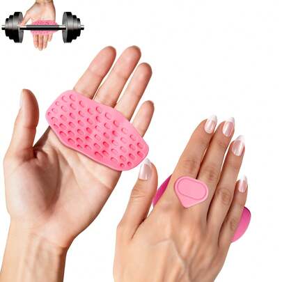 Large Size Lifting Grip Pads, Ergonomic Hand Gloves Suitable For Pull-Ups, Barbell, Strength Training (Unisex)