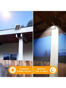 Outdoor Solar Lights, LED Solar Security Lights With Remote Control, Solar Powered, Auto On/Off Dusk To Dawn, Waterproof, Equivalent To LED Floodlight, Suitable For Yard, Patio, Garage, Garden - Solar Lights - View 2