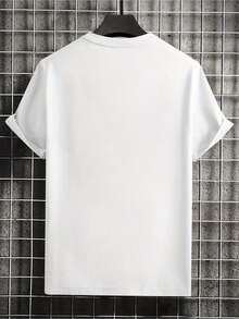 Camiseta 100% para hombre - Manga corta, cuello redondo, impresión digital, cómoda para todas las estaciones, lavable a máquina, ideal para salidas diarias, cuello redondo, diseño circular, camiseta casual de verano Muscle Freaks Frida Hearts Estilo arte popular mexicanoPure-Cotton - Blanco - Ver 3