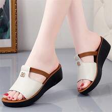 Women Platforms & Wedge Sandals - Beige - View 5