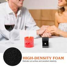 20pcs Box Jewelry Box Necklace Sponge Pad Jewelry Organizer Inserts Ring Display Foam Pad Ring Display Pad Earring Sponge Liner Jewelry Display Pad Jewelry Insert Tray Boxes Velvet - 5.00 X 5.00 X 1.50 cm - View 8