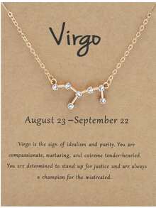 Constellation Symbol Pendant Necklace - Yellow Gold - View 10