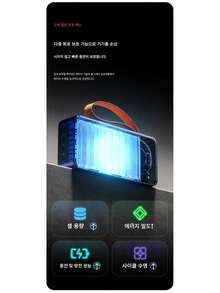 대용량 60000mAh 보조 배터리, 야외 캠핑용 백업 전원 공급 장치, QC3.0 22.5W 고속 충전, 4줄 + LED 전원 표시 기능 내장 - 화이트 - 보기 7