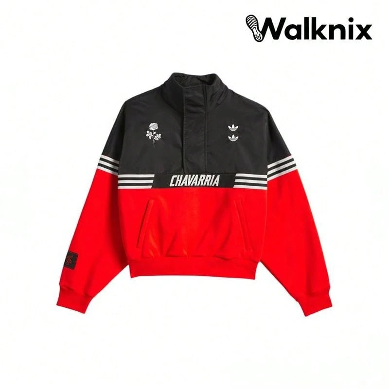Adidas Originals X Willy Chavarria Striped Floral Long Sleeve Sweatshirt Sweatshirt Men - Multicolor - View 1