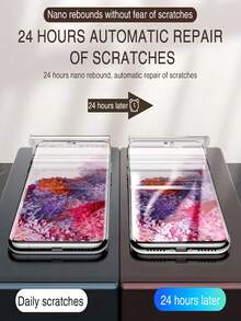 3片/套 超清屏幕保护膜，兼容三星 Galaxy S26 S25 A57 A37 / 14T 15T 13T Pro A5 A4 A3 Note 13 14 4G 5G，TPU 软膜，非玻璃材质，防爆防刮，自修复手机保护膜 - 無色 - 查看 7