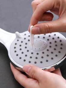 30 piezas/50 piezas Juego de cepillos de limpieza multifuncionales para duchas, cepillos pequeños para ranuras y cabezales de ducha, artículo de hogar mini - cepillo para grietas - Ver 3